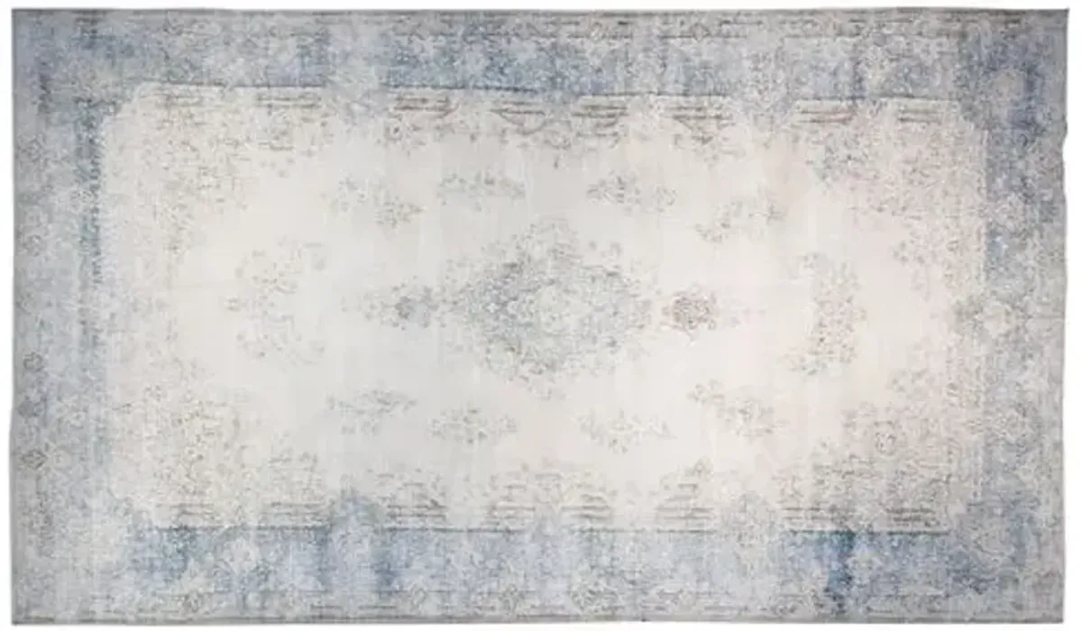 11'x16' Cassie Handmade Rug - Ivory/Light Blue - F.J. Kashanian - Blue