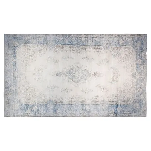 11'x16' Cassie Handmade Rug - Ivory/Light Blue - F.J. Kashanian - Blue