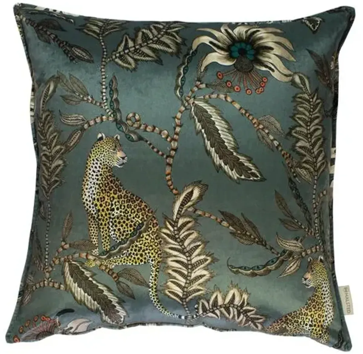 Monkey Bean 24x24 Pillow - Ash Velvet - Ngala Trading Co. - Handcrafted