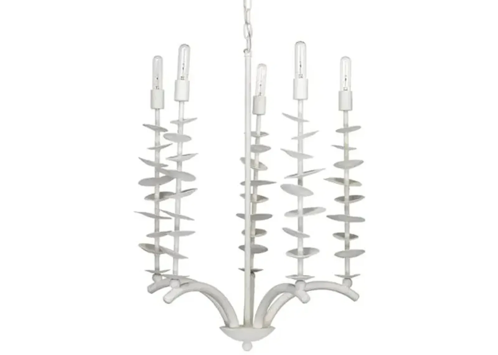 Petals Chandelier - White - Jamie Young Co.