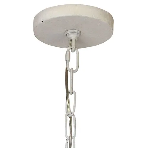 Mercer Two-Tier Chandelier - White - Jamie Young Co.