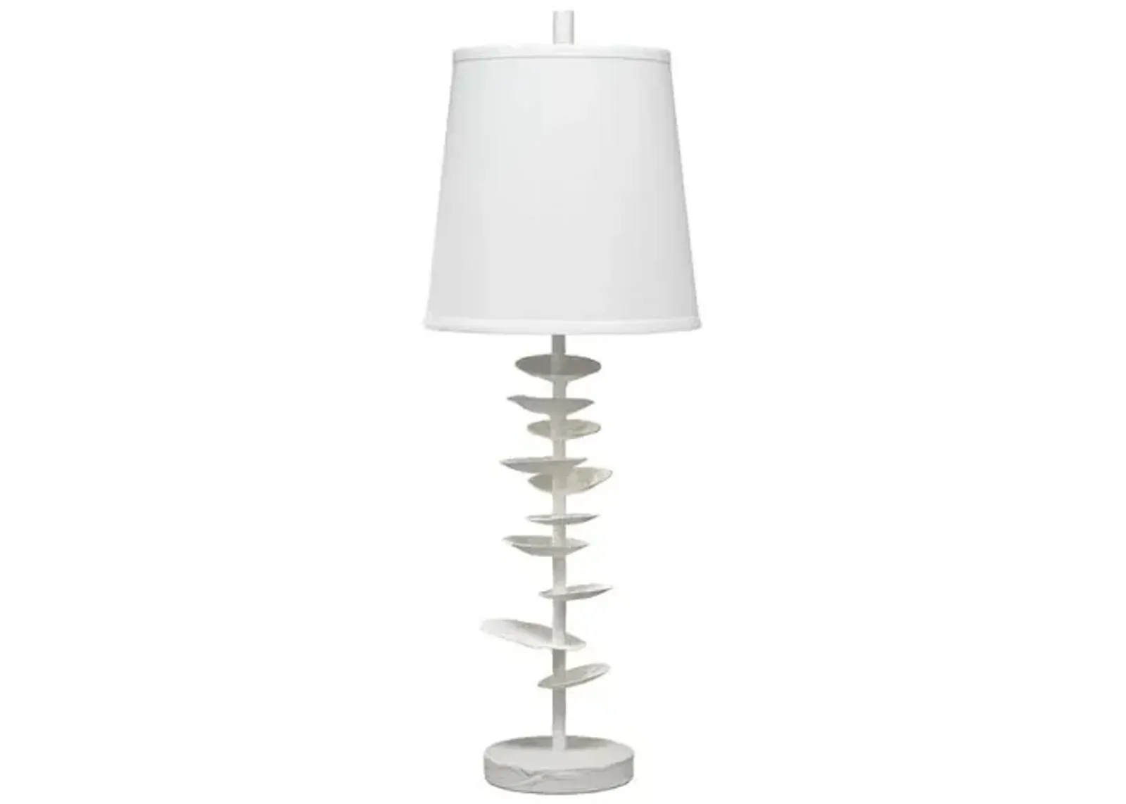 Petals Table Lamp - White - Jamie Young Co.