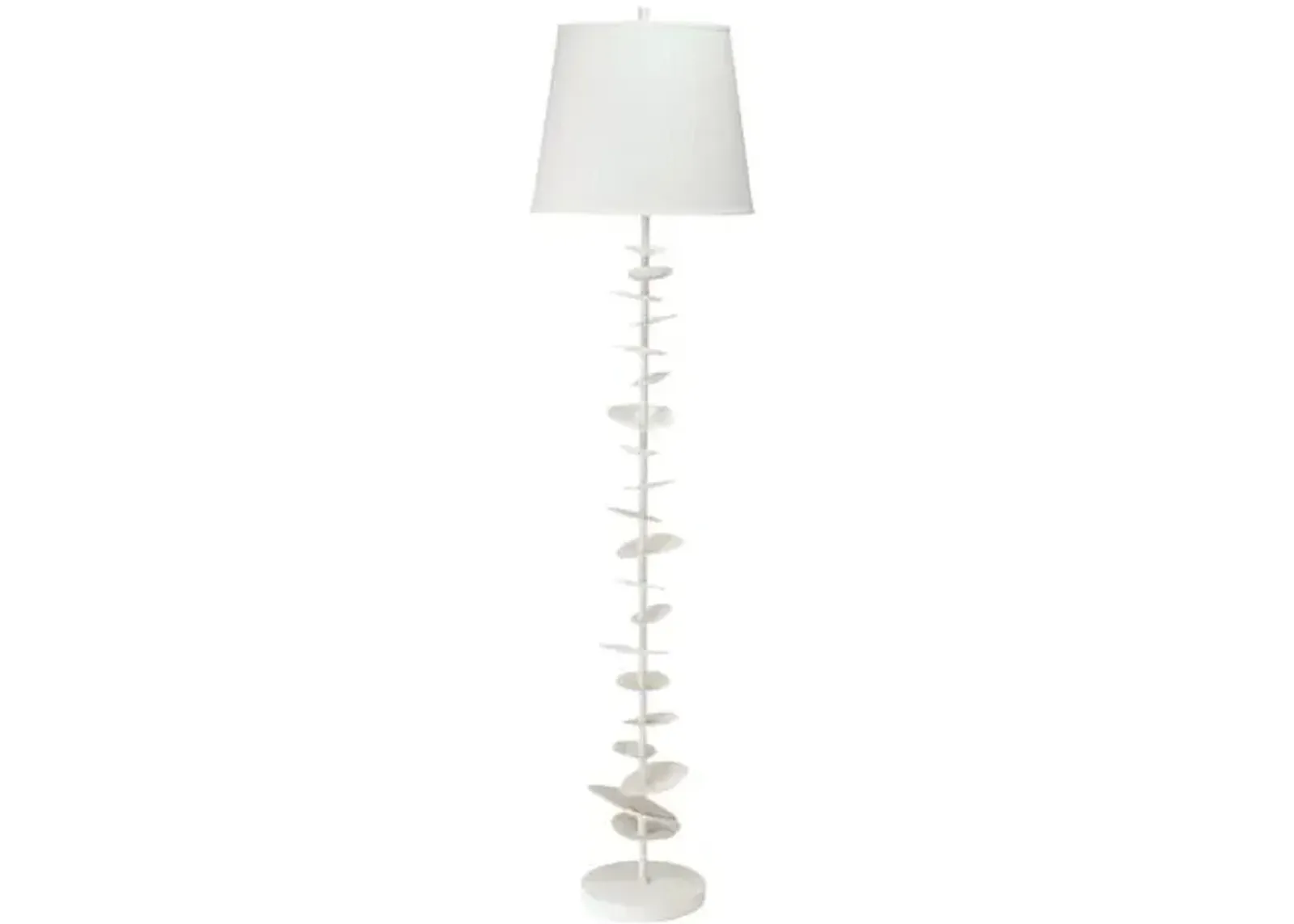 Petals Floor Lamp - White - Jamie Young Co.