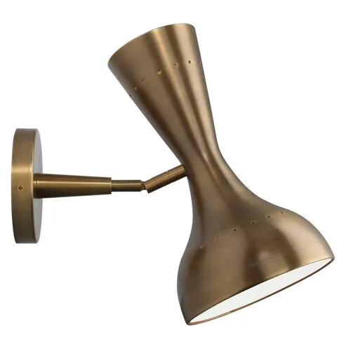 Pisa Sconce - Antiqued Brass - Jamie Young Co. - Gold