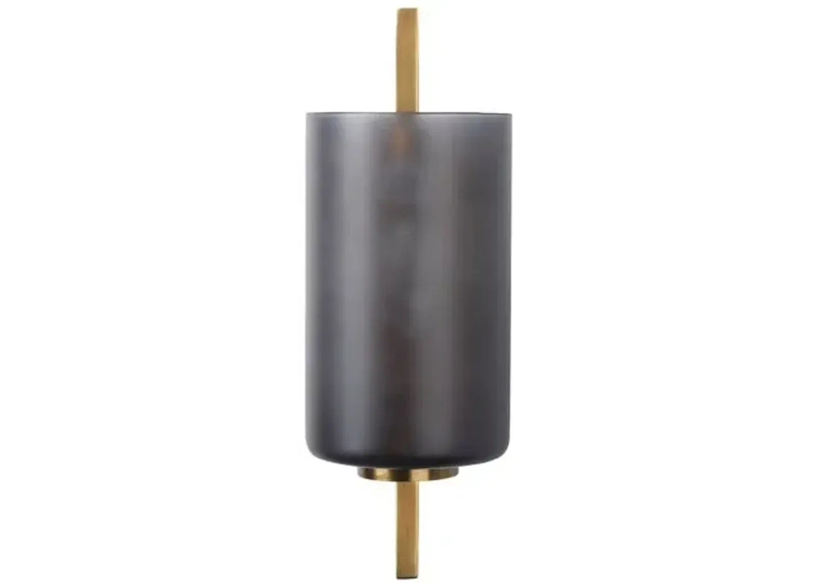 Blueprint Sconce - Antiqued Brass - Jamie Young Co. - Black