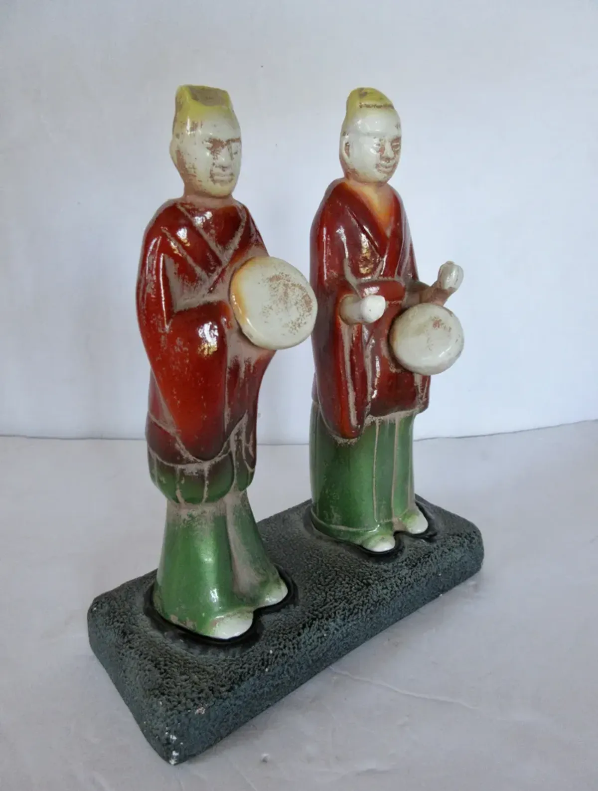 Chinese Musician Statues - The Emporium Ltd. - Red