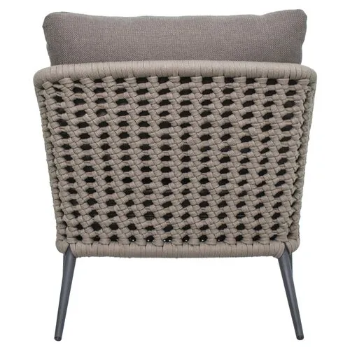 Antilles Outdoor Lounge Chair - Gray/Taupe