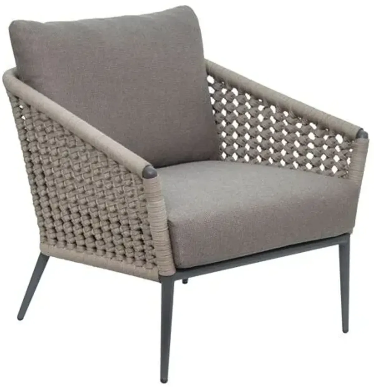 Antilles Outdoor Lounge Chair - Gray/Taupe