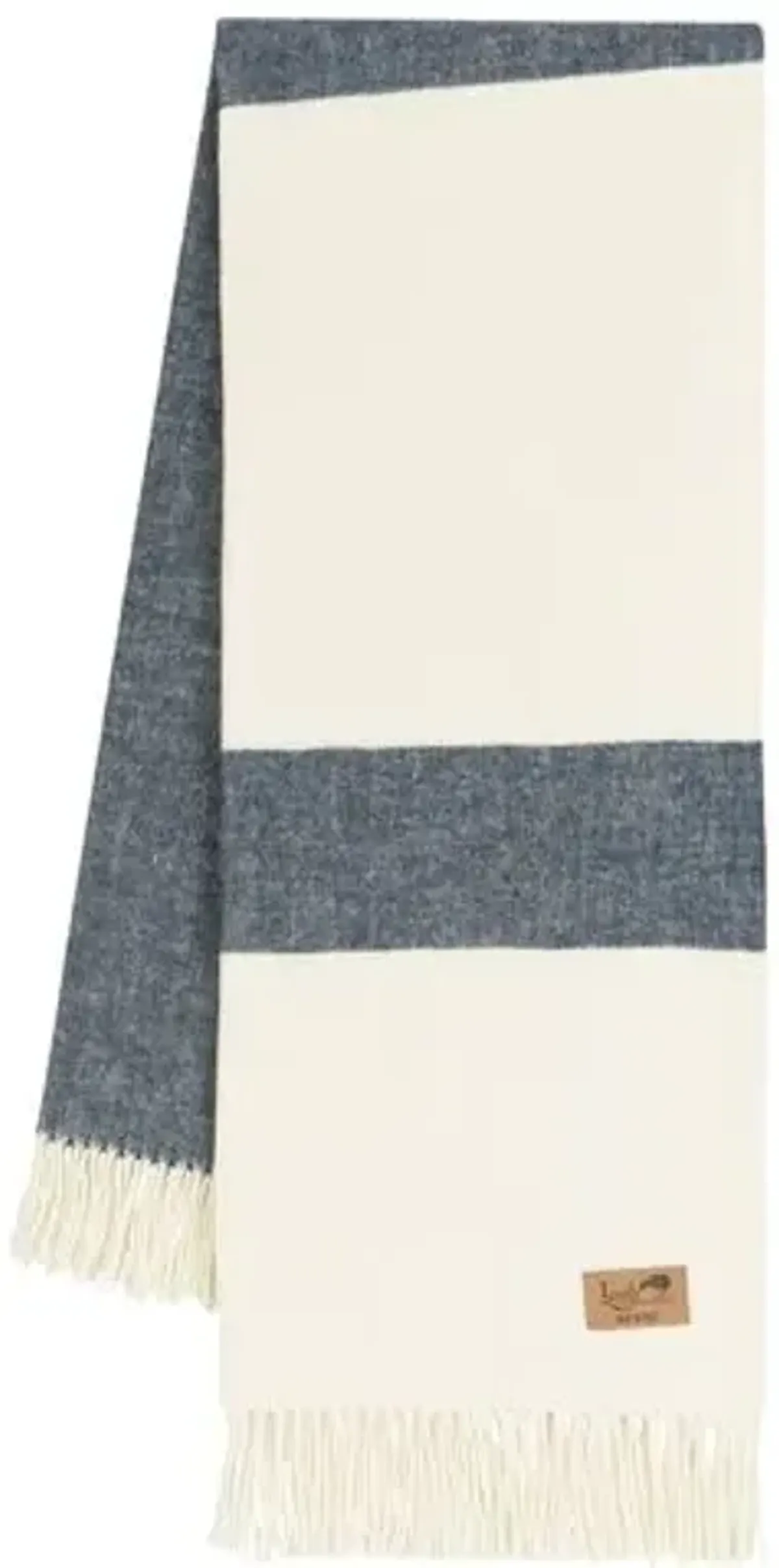 Sydney Stripe Throw - Lands Downunder - Blue, Fringed