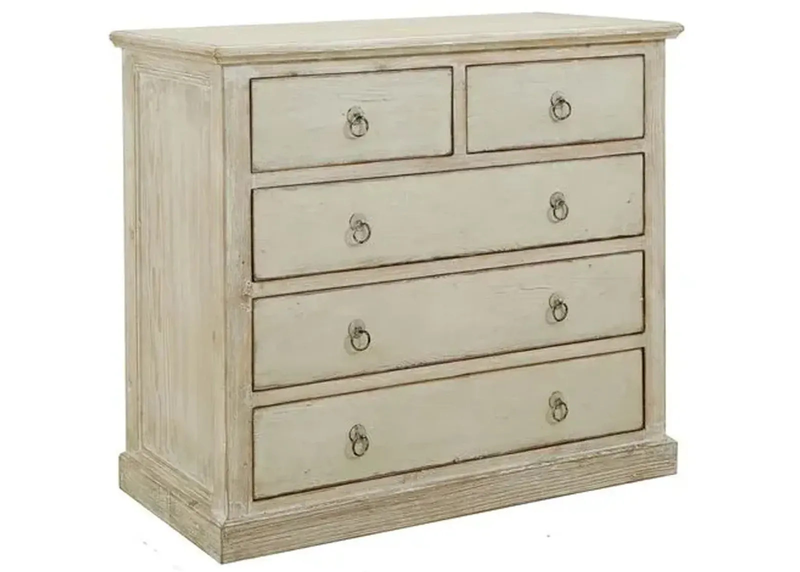 Wymarc Dresser - Whitewash/Natural - Beige