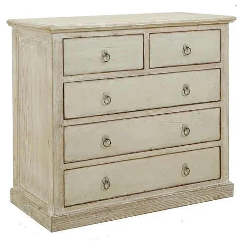 Wymarc Dresser - Whitewash/Natural - Beige