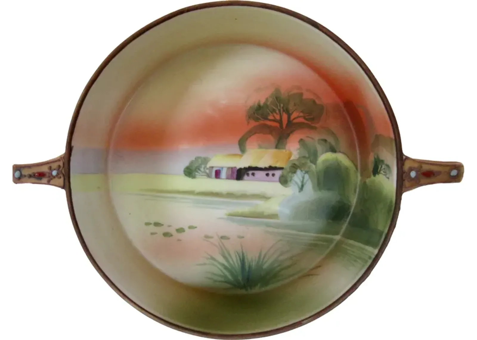 Japanese Bowl - C. 1900 - The Emporium Ltd. - Orange