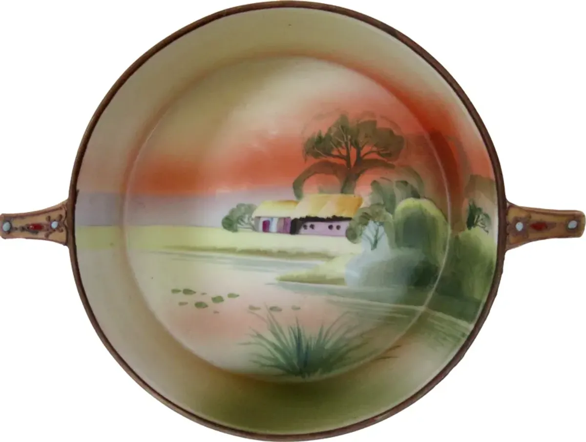 Japanese Bowl - C. 1900 - The Emporium Ltd. - Orange