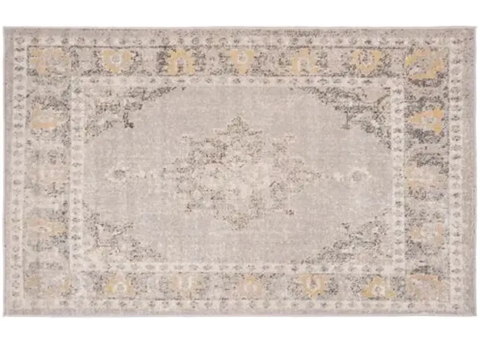 Macey Indoor/Outdoor Rug - Gray/Gold - Gray