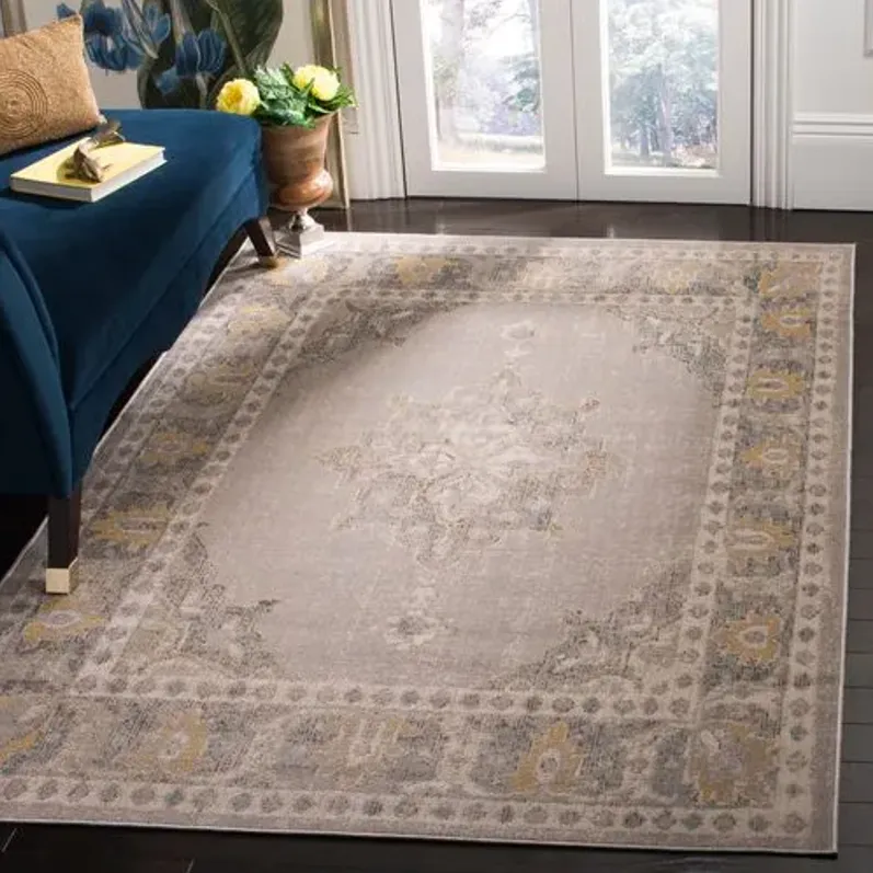 Macey Indoor/Outdoor Rug - Gray/Gold - Gray