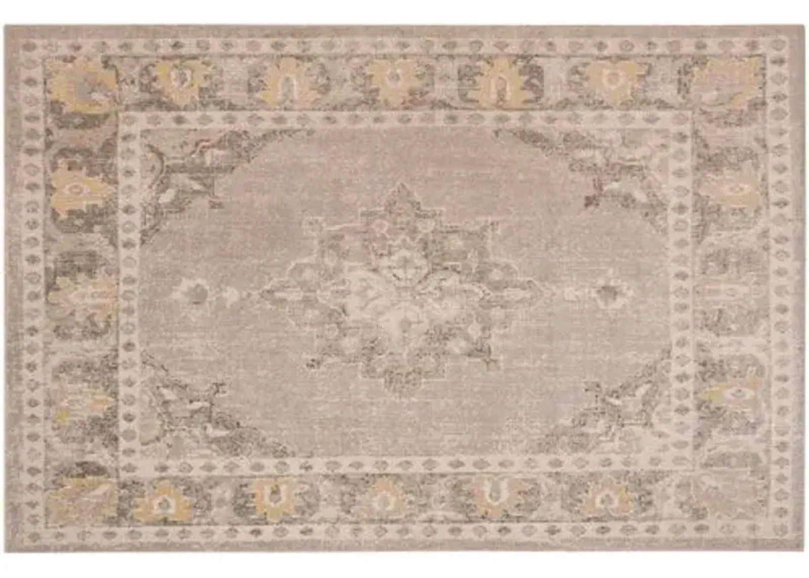 Macey Indoor/Outdoor Rug - Gray/Gold - Gray