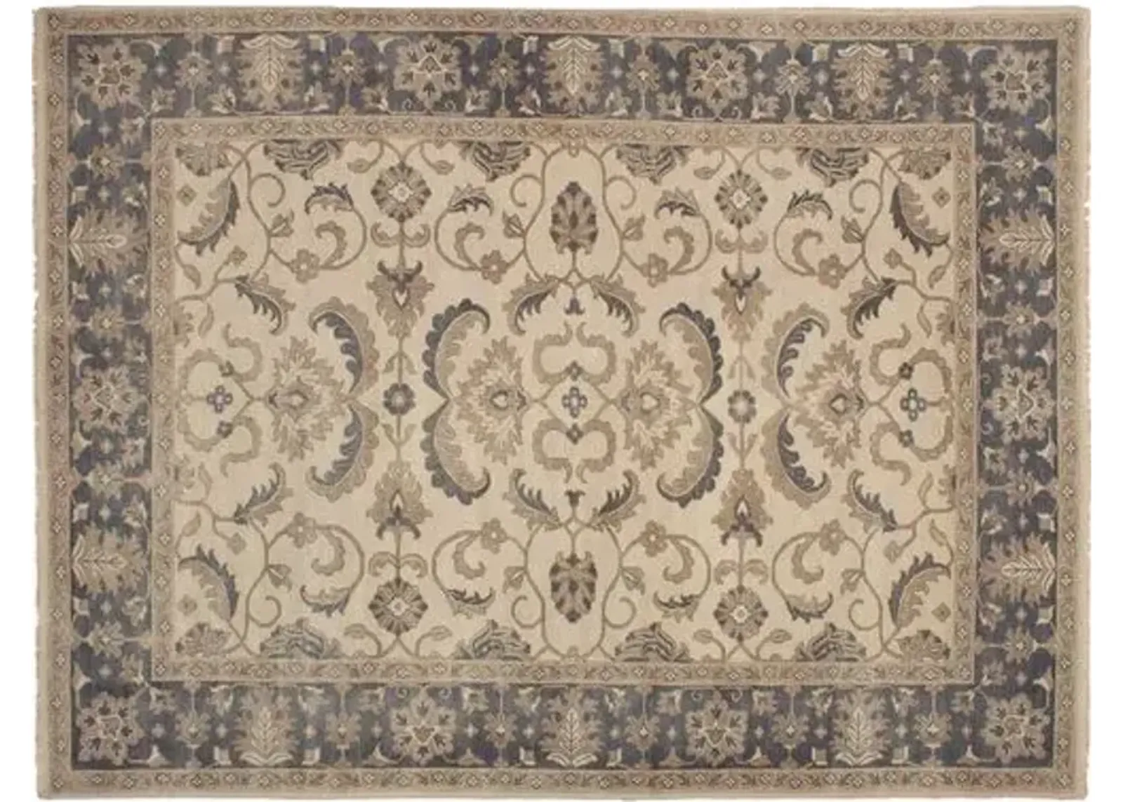 9'2"x12'1" Lena Rug - Ivory - ECARPETGALLERY - Ivory