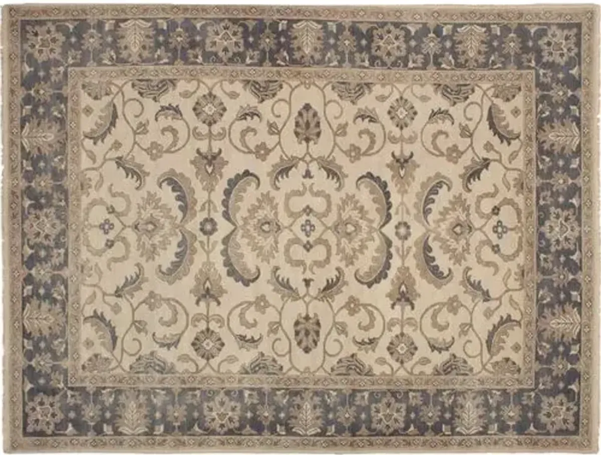 9'2"x12'1" Lena Rug - Ivory - ECARPETGALLERY - Ivory