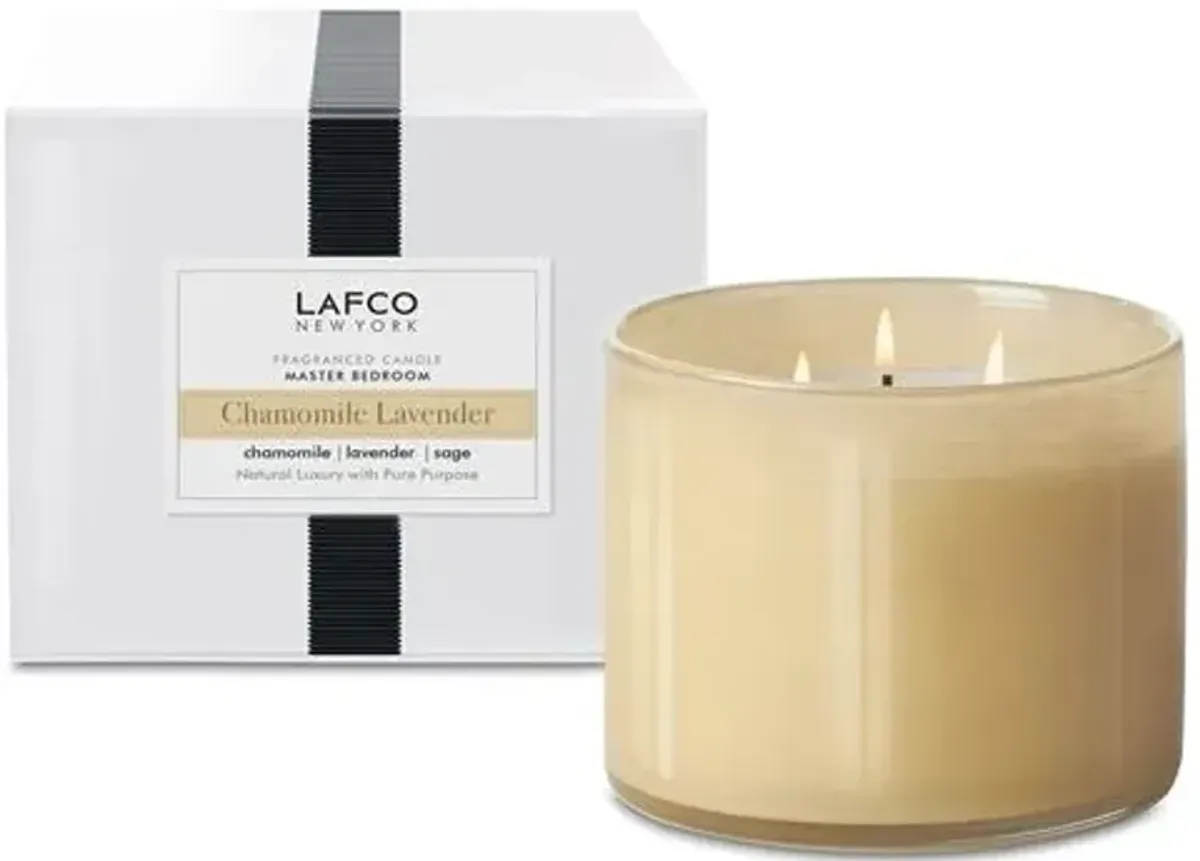 3-Wick Candle - Chamomile Lavender - LAFCO New York - Yellow