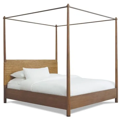 Gemma Canopy Bed - Smooth Mesa - Brownstone Furniture