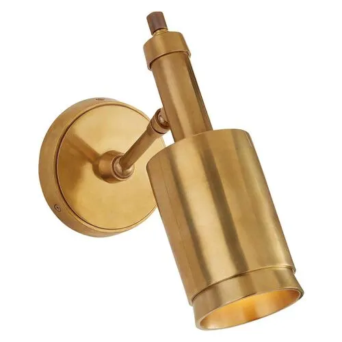 Visual Comfort - Anders Articulating Sconce - Antiqued Brass - Gold