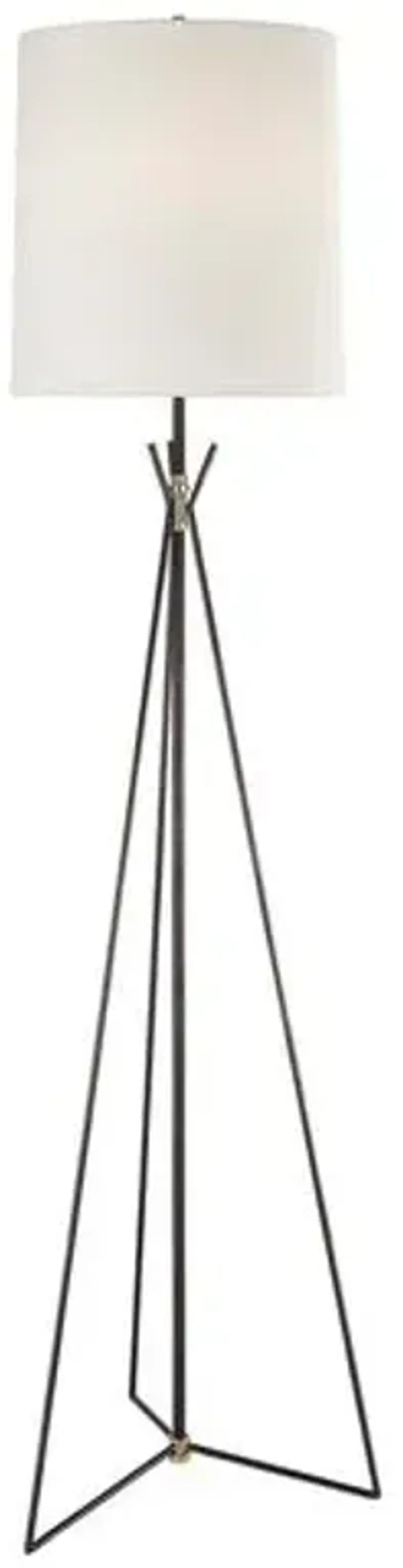 Visual Comfort - Tavares Floor Lamp - Aged Iron