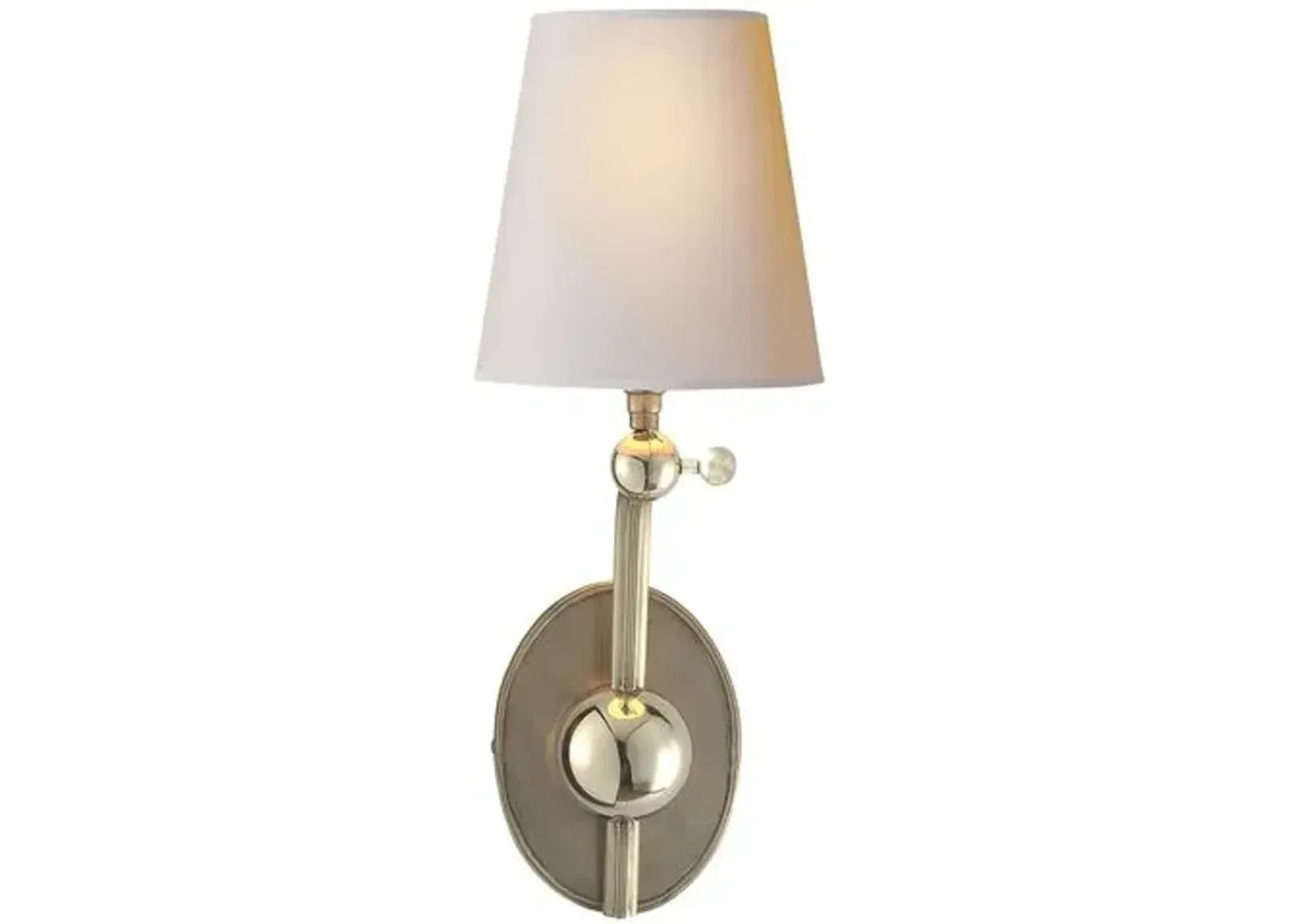 Visual Comfort - Alton Sconce - Antiqued Nickel - Silver