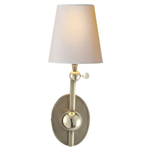 Visual Comfort - Alton Sconce - Antiqued Nickel - Silver