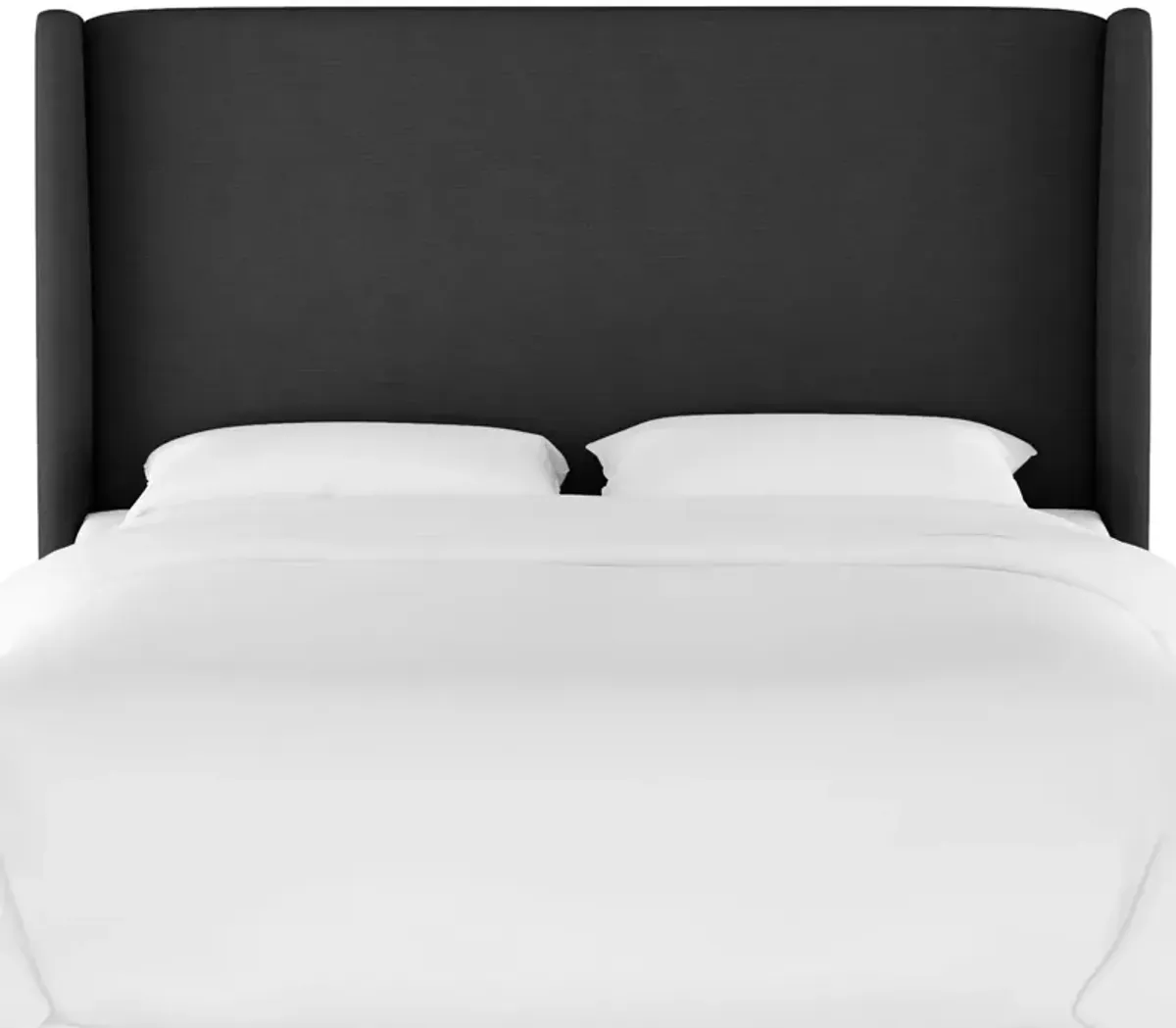 Kelly Linen Wingback Headboard