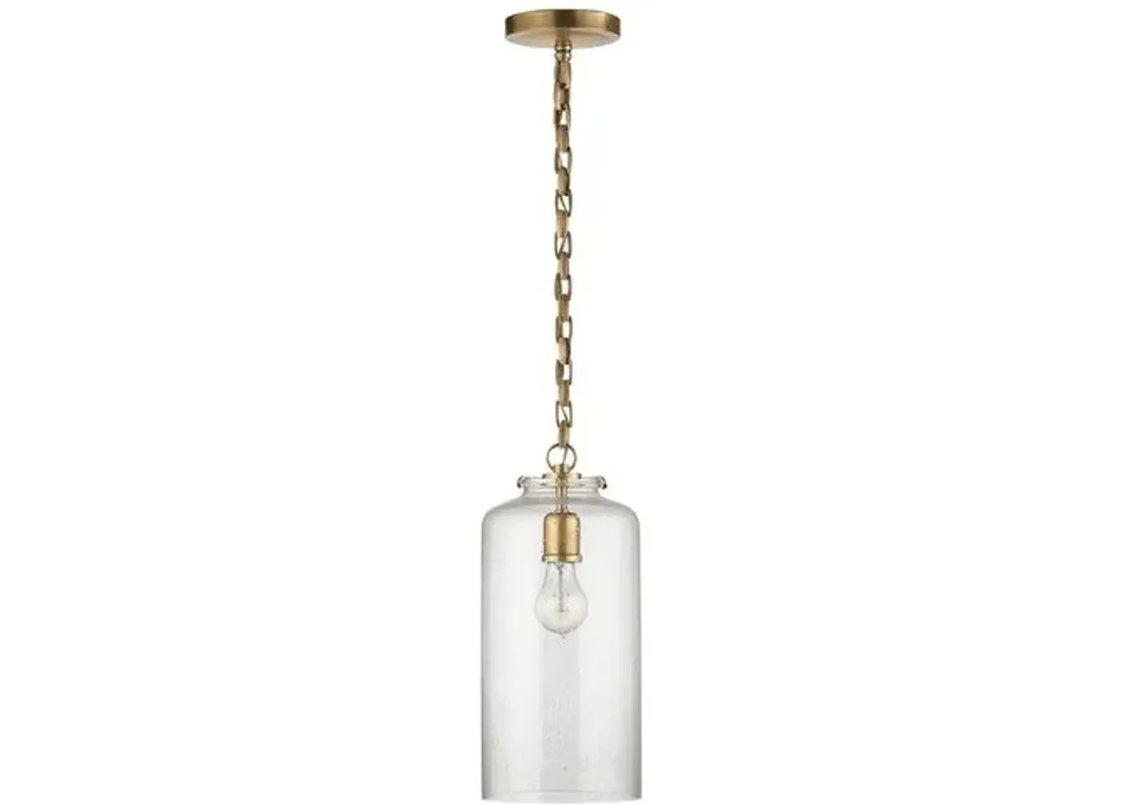 Visual Comfort - Katie Cylindrical Pendant - Brass - Gold