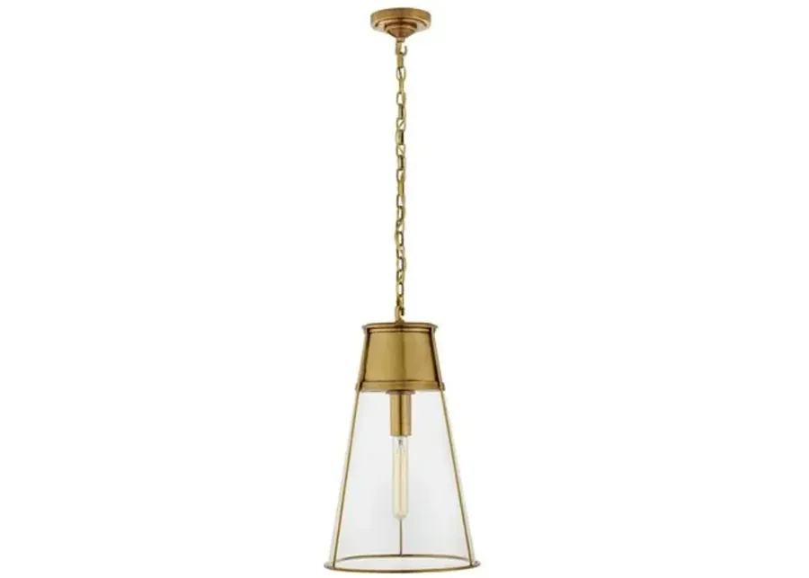 Visual Comfort - Robinson Pendant - Antiqued Brass - Gold