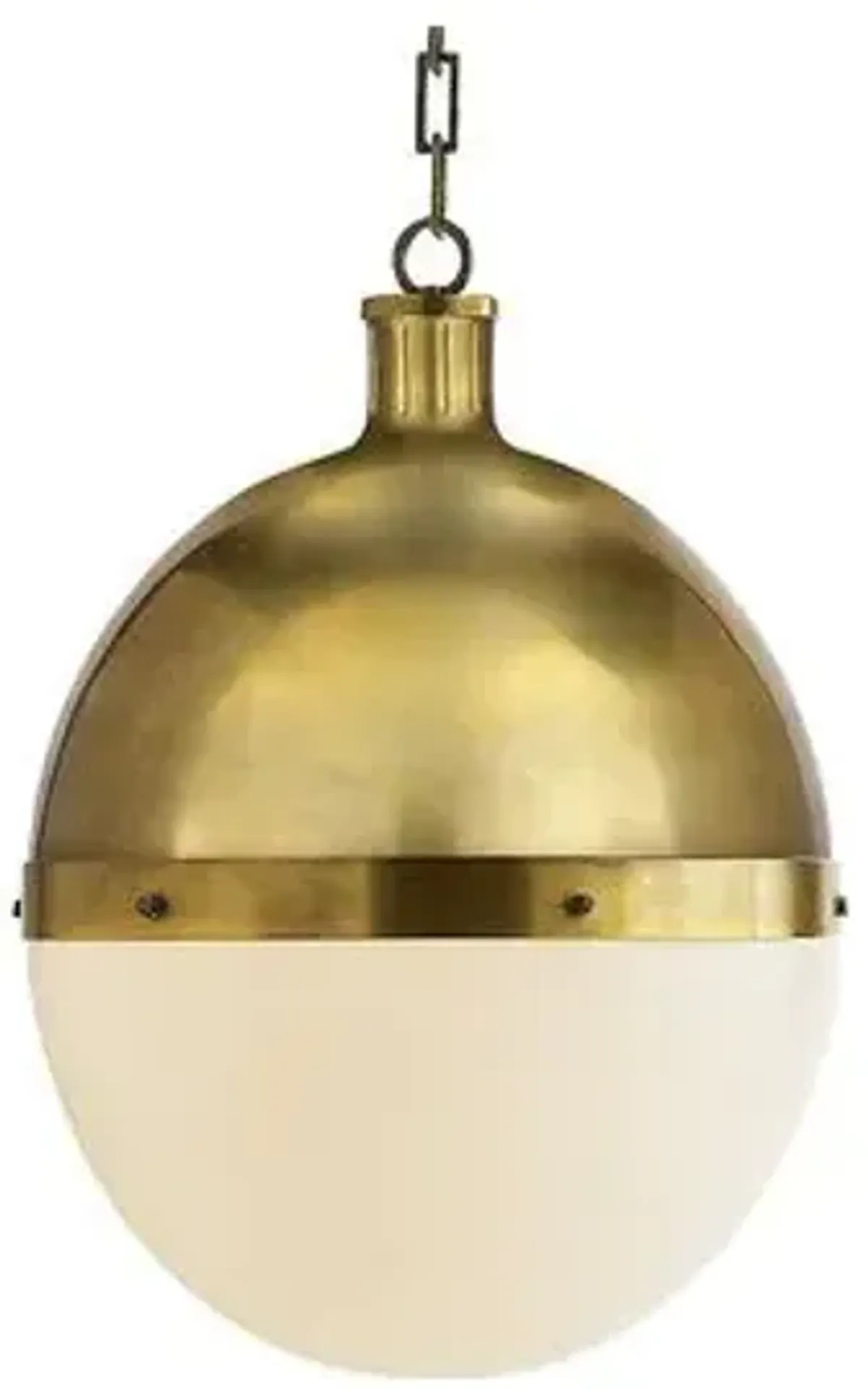 Visual Comfort - Hicks Pendant - Antiqued Brass - Gold