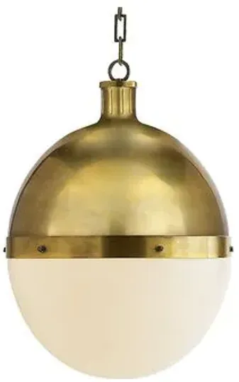 Visual Comfort - Hicks Pendant - Antiqued Brass - Gold