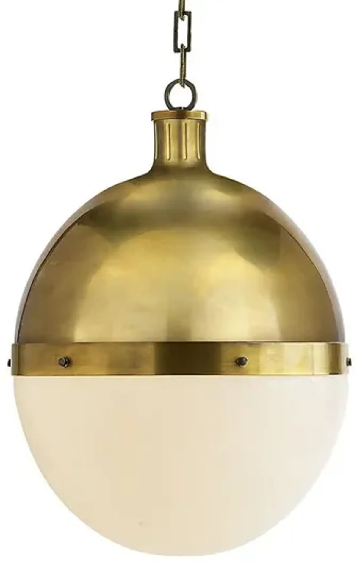 Visual Comfort - Hicks Pendant - Antiqued Brass - Gold