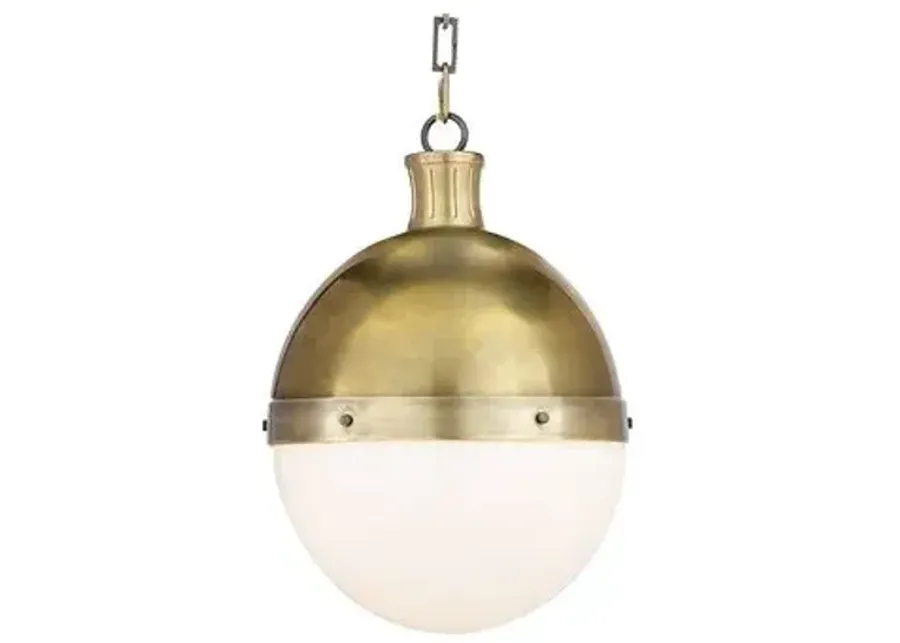 Visual Comfort - Hicks Pendant - Hand-Rubbed Brass - Gold