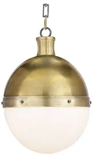 Visual Comfort - Hicks Pendant - Hand-Rubbed Brass - Gold