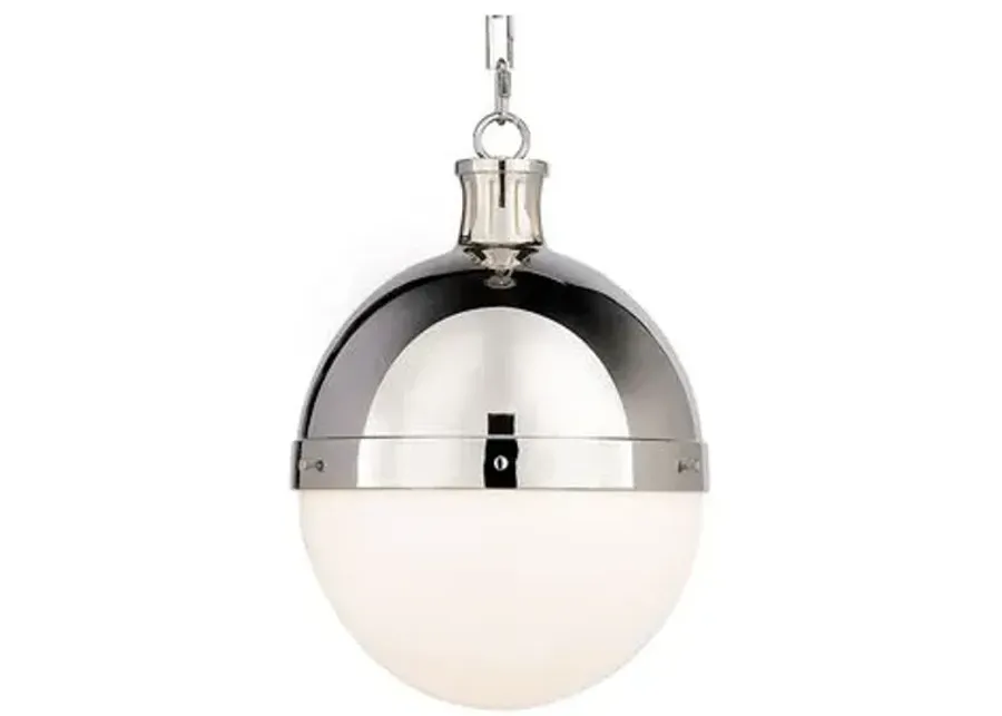 Visual Comfort - Hicks Pendant - Polished Nickel - Silver