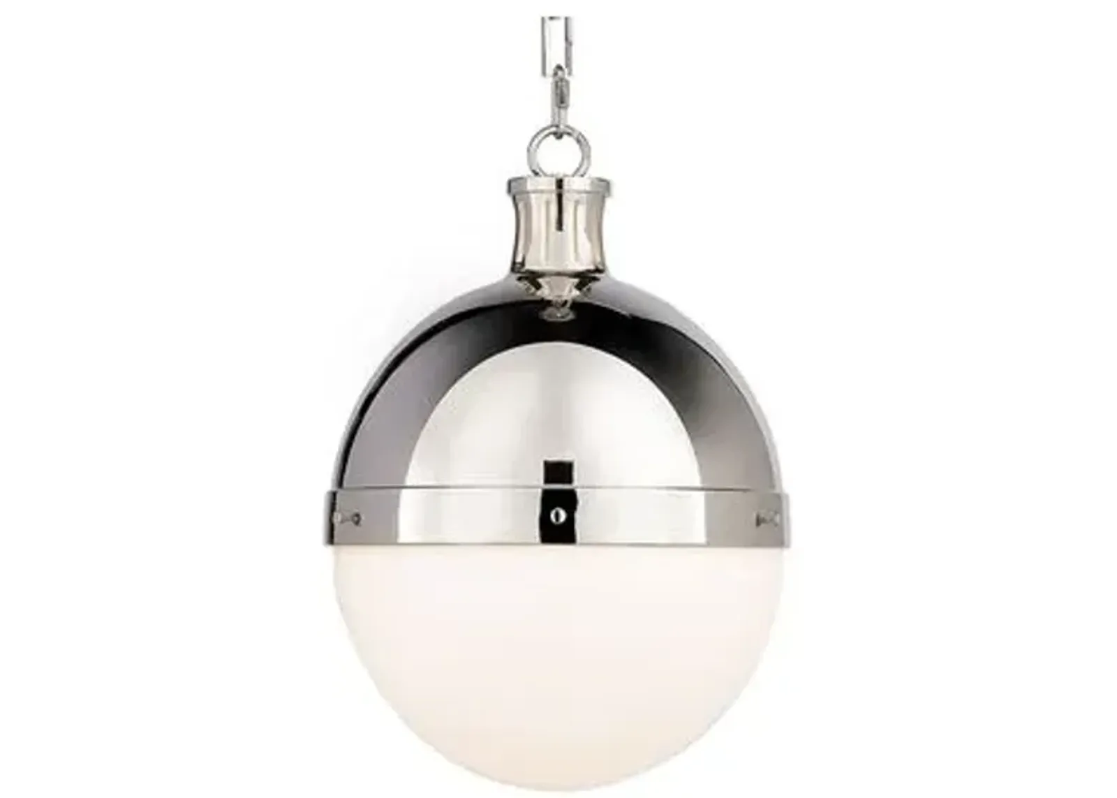 Visual Comfort - Hicks Pendant - Polished Nickel - Silver