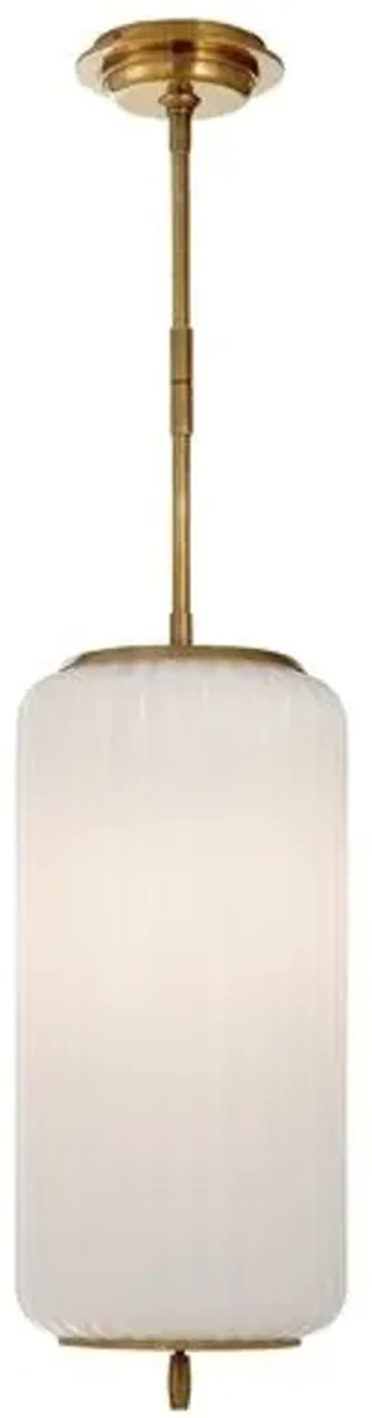 Visual Comfort - Eden Pendant - Antiqued Brass - Gold