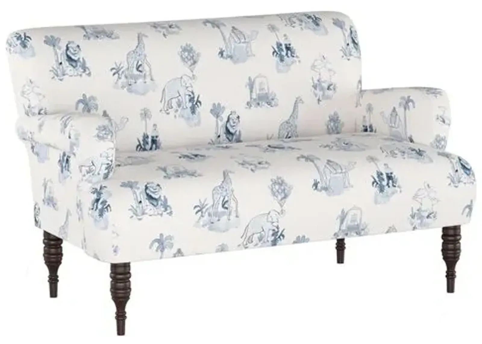 Nicola Settee - Malin Toile Blue