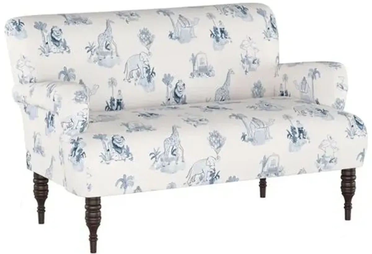 Nicola Settee - Malin Toile Blue