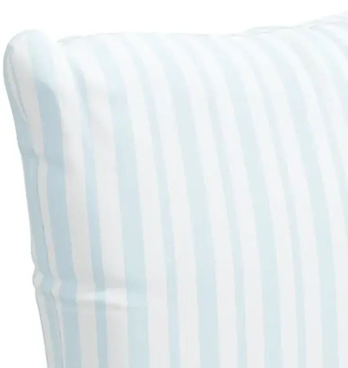 Elephant Stripe 20x20 Linen Pillow - Blue