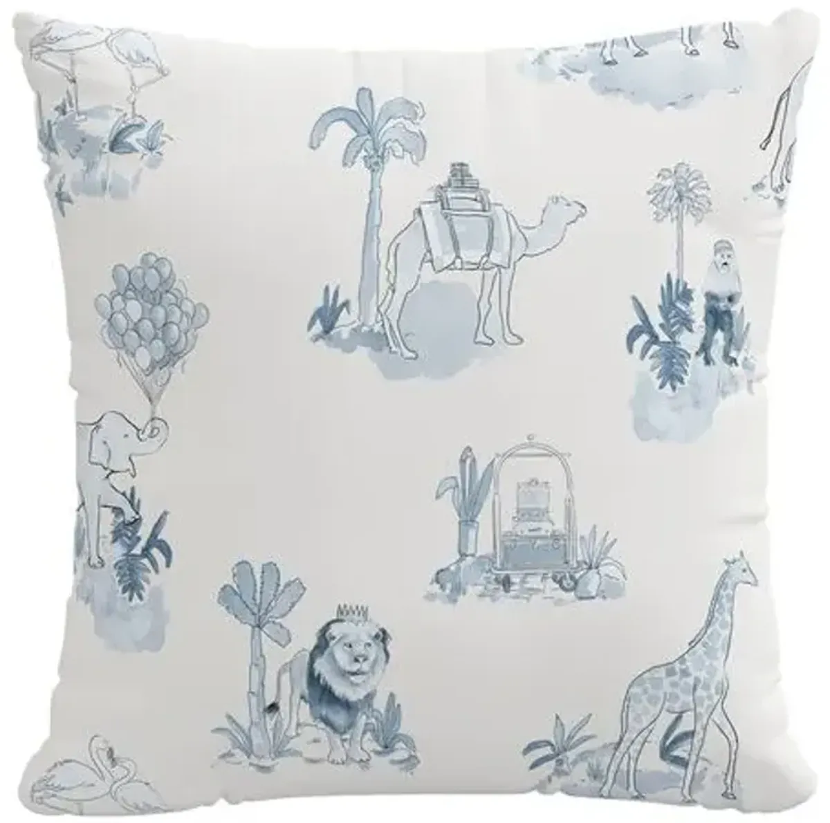 Malin Toile 20x20 Pillow - Blue