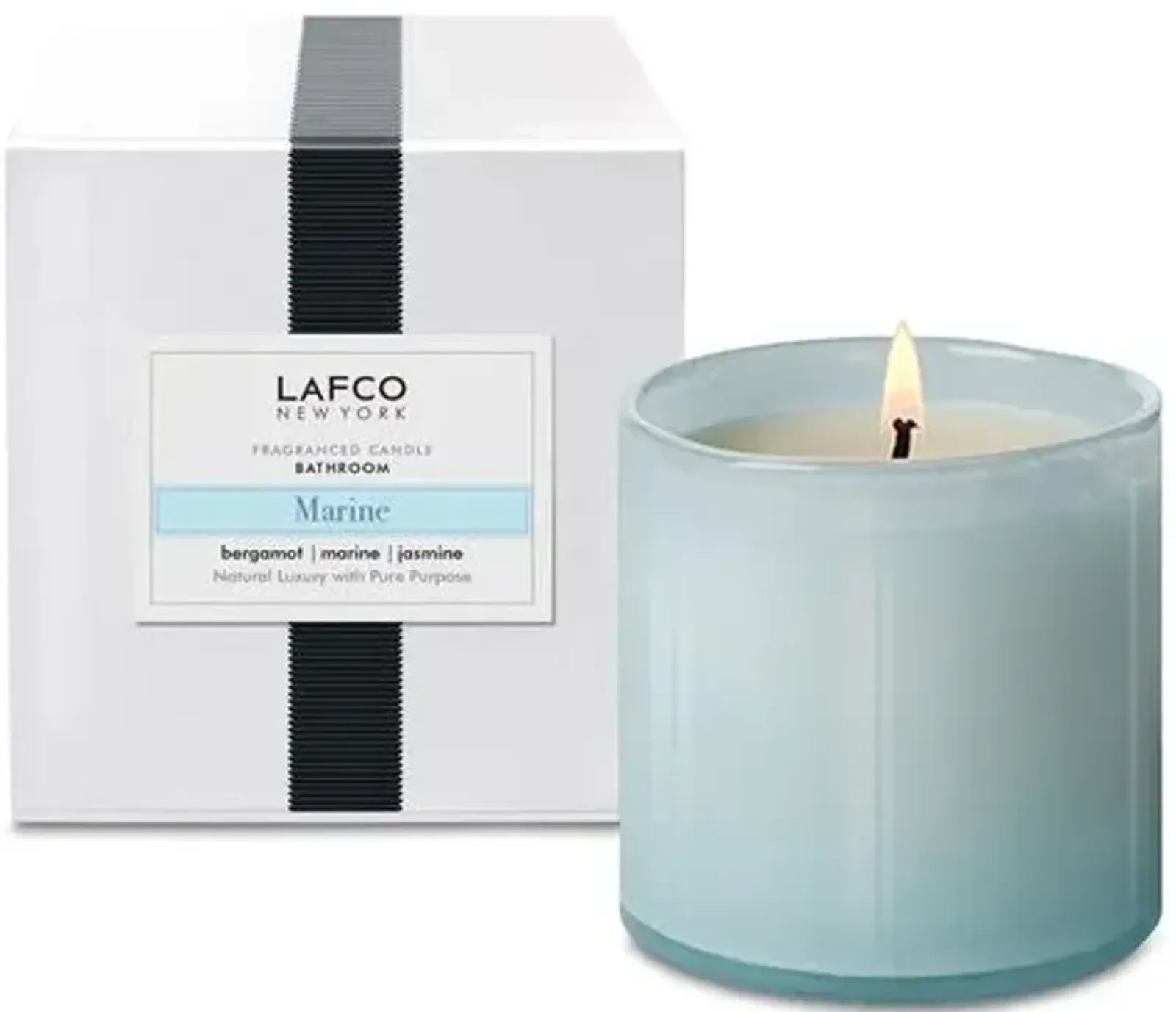 Classic 6.5 oz Candle - Marine - LAFCO New York - Blue