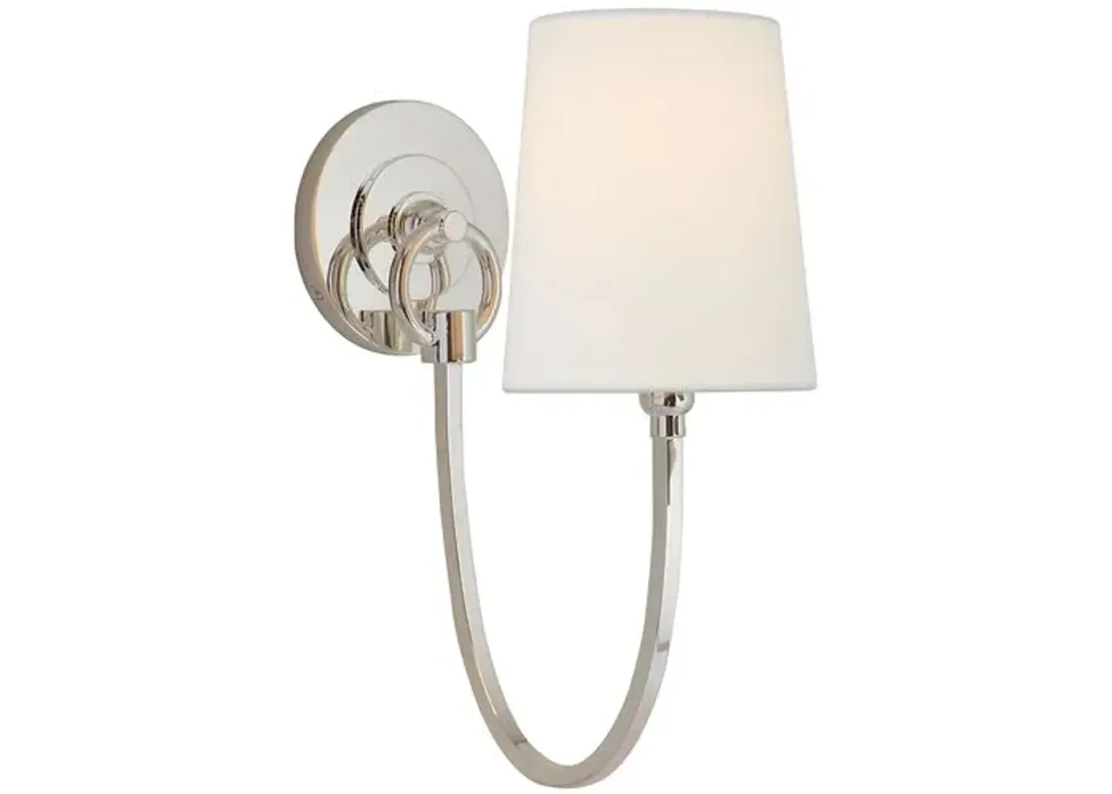 Visual Comfort - Reed Sconce - Polished Nickel - Silver