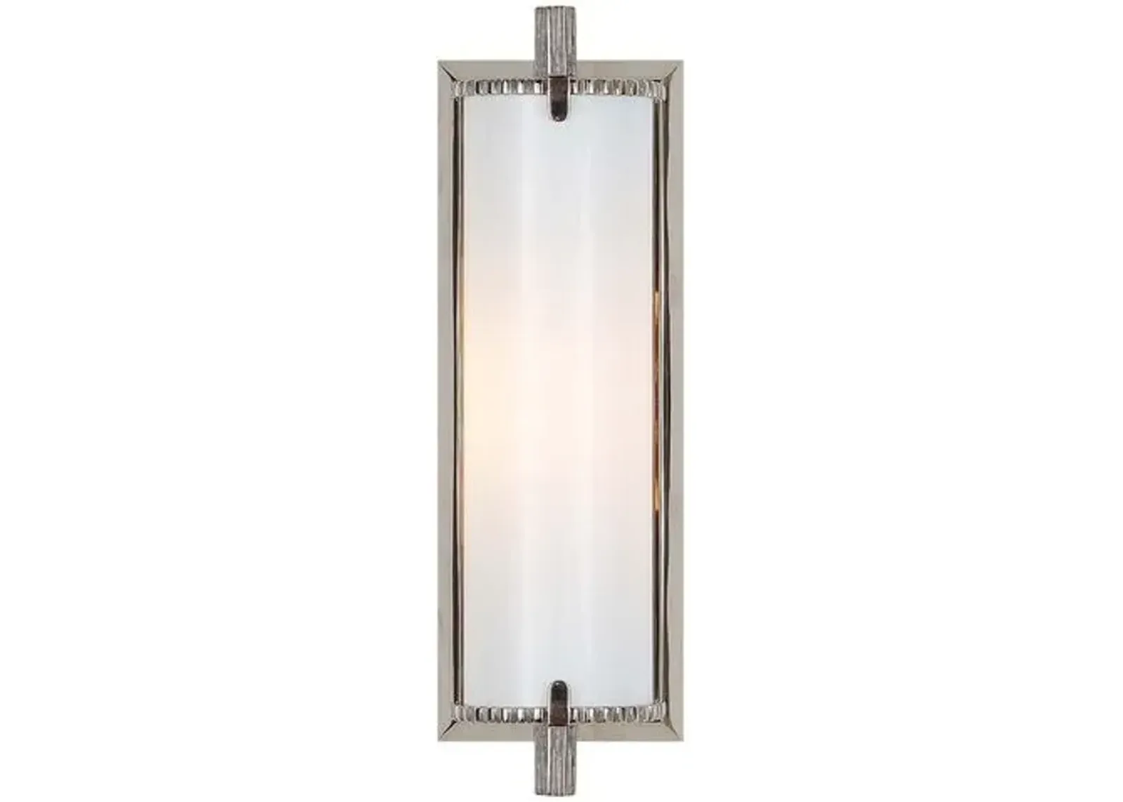 Visual Comfort - Calliope Short Bath Sconce - Polished Nickel - Silver