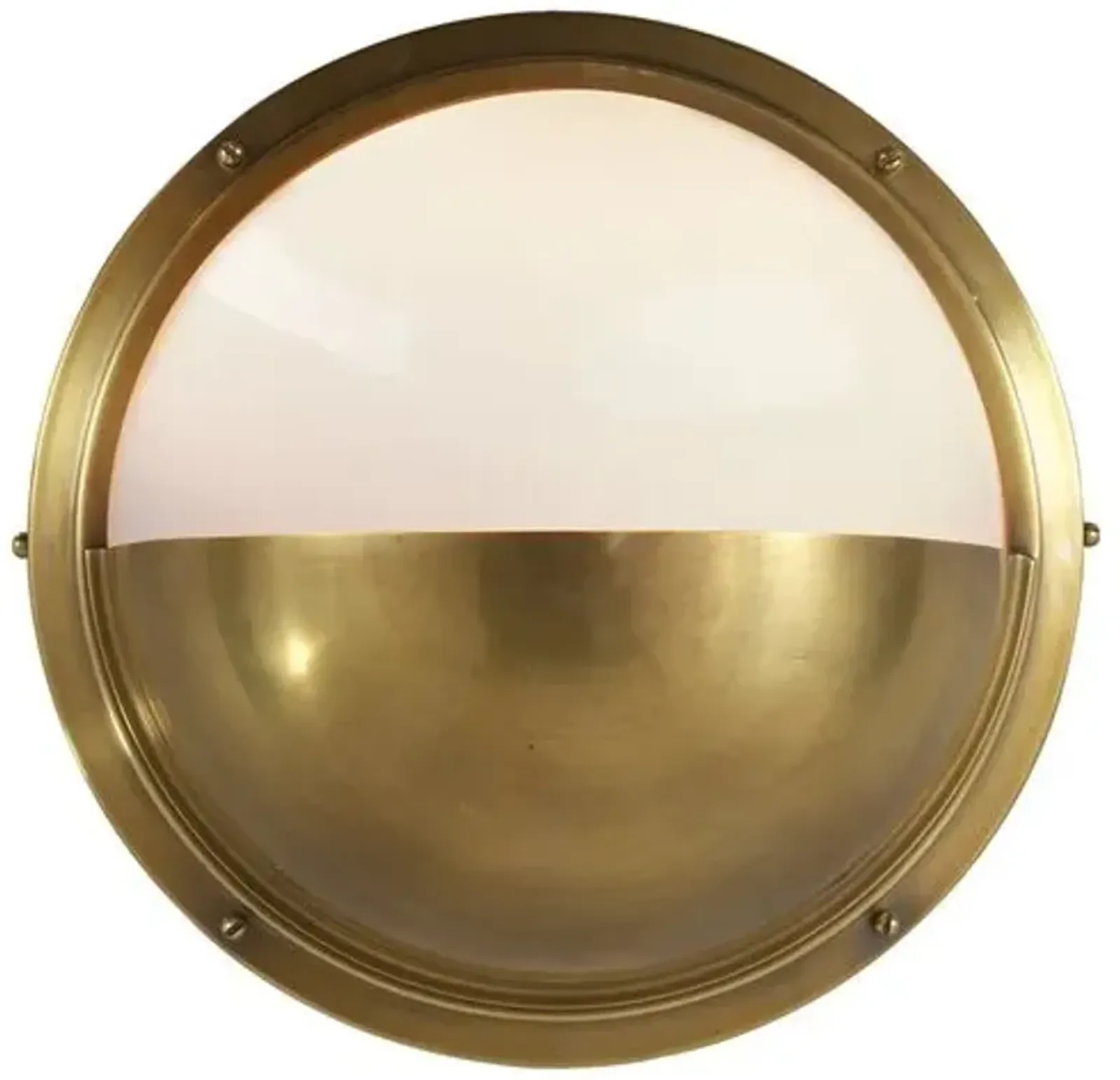 Visual Comfort - Pelham Moon Sconce - Brass - Gold