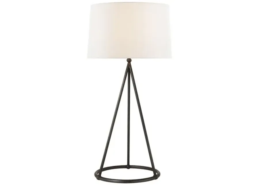 Visual Comfort - Nina Tapered Table Lamp - Aged Iron