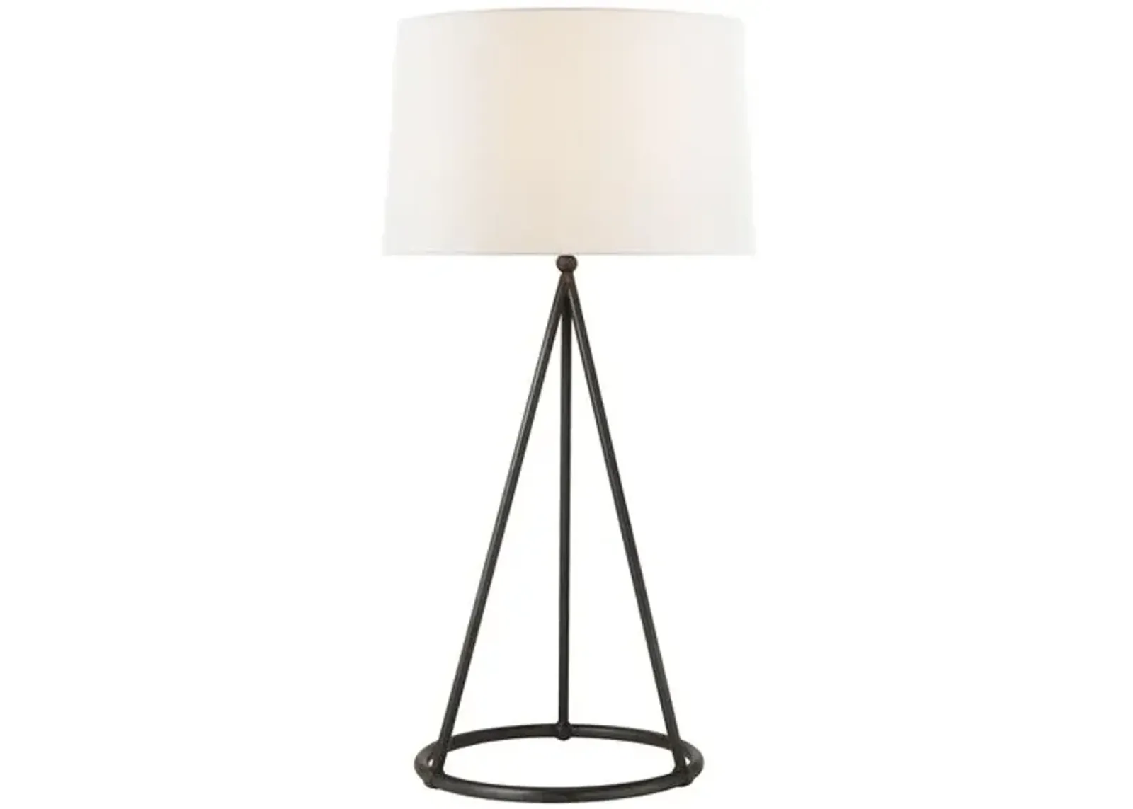 Visual Comfort - Nina Tapered Table Lamp - Aged Iron