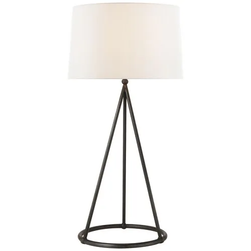 Visual Comfort - Nina Tapered Table Lamp - Aged Iron